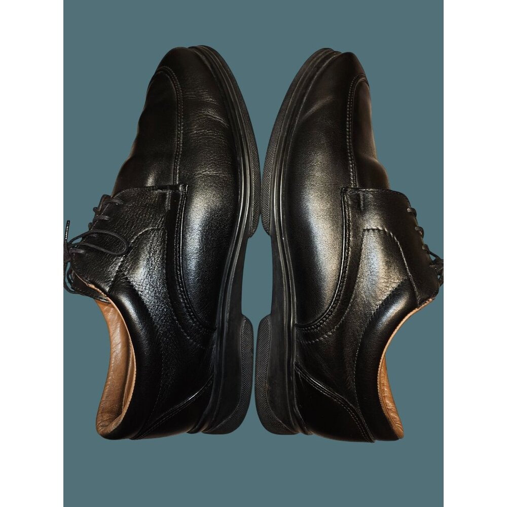 Allen Edmonds Black Passenger Oxford Lace Up Leather Comfort Shoes Men 11.5 EEE
